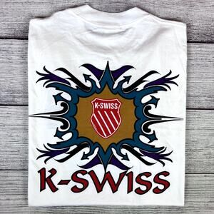 Vintage 1994 K-Swiss National Tennis Team Single Stitch T-shirt